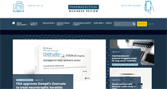 Desktop Screenshot of pharmaceutical-business-review.com